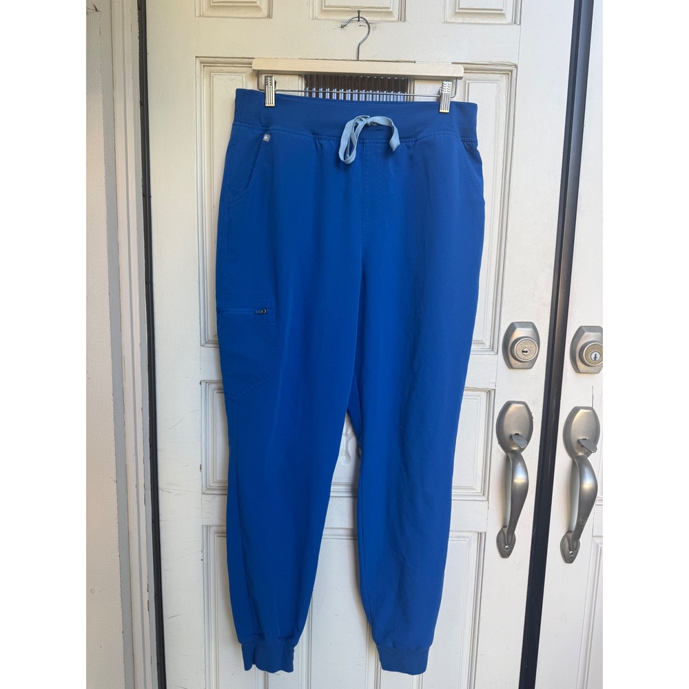 Figs HW Zamora Jogger Scrub Pants Royal Blue Women Size XL Tall W22SW2012T